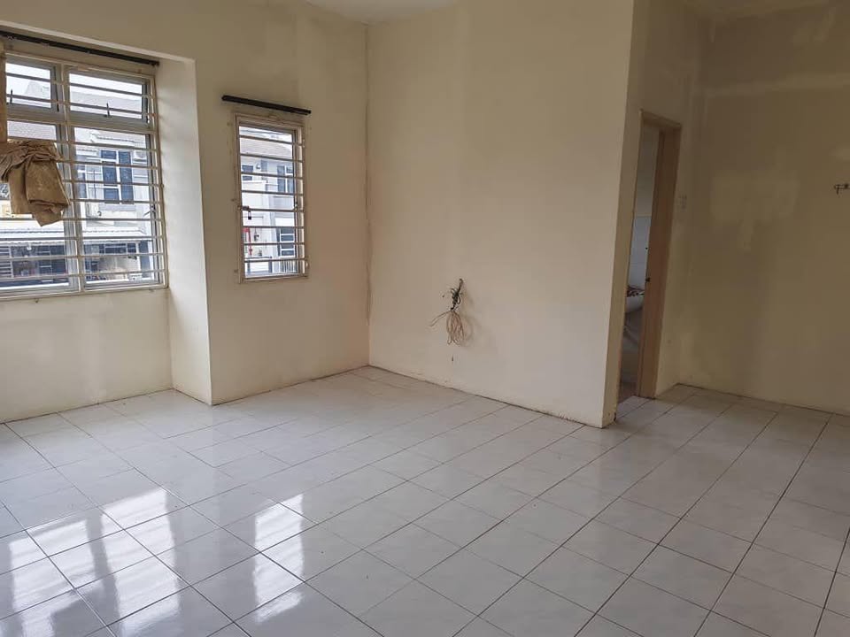 Bright living room at Taman Belatuk Emas end lot