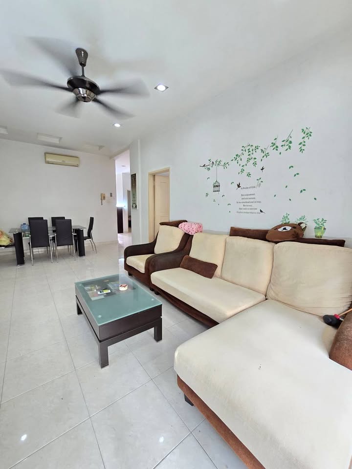 Furnished lounge and dining area