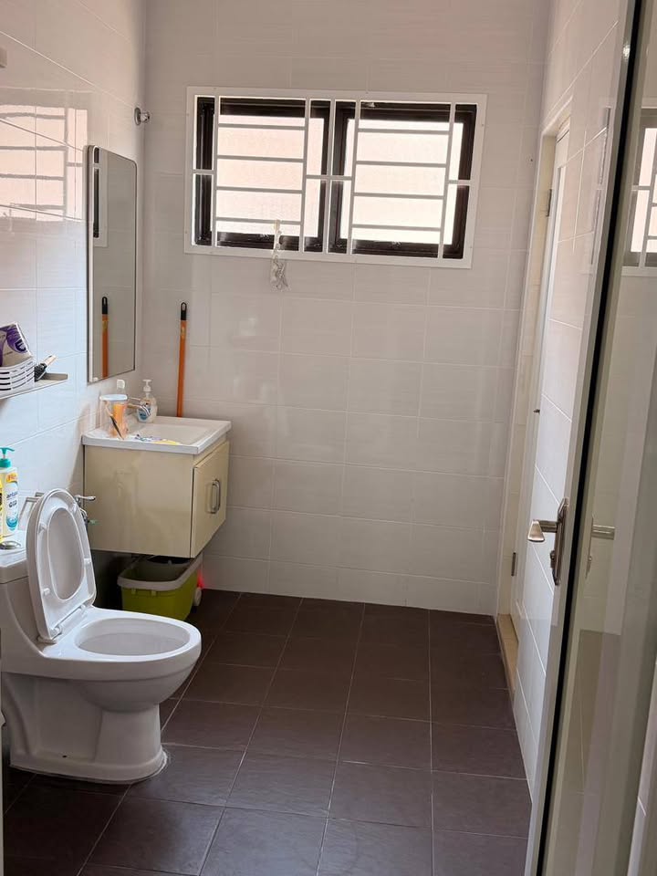 Bright renovated bathroom