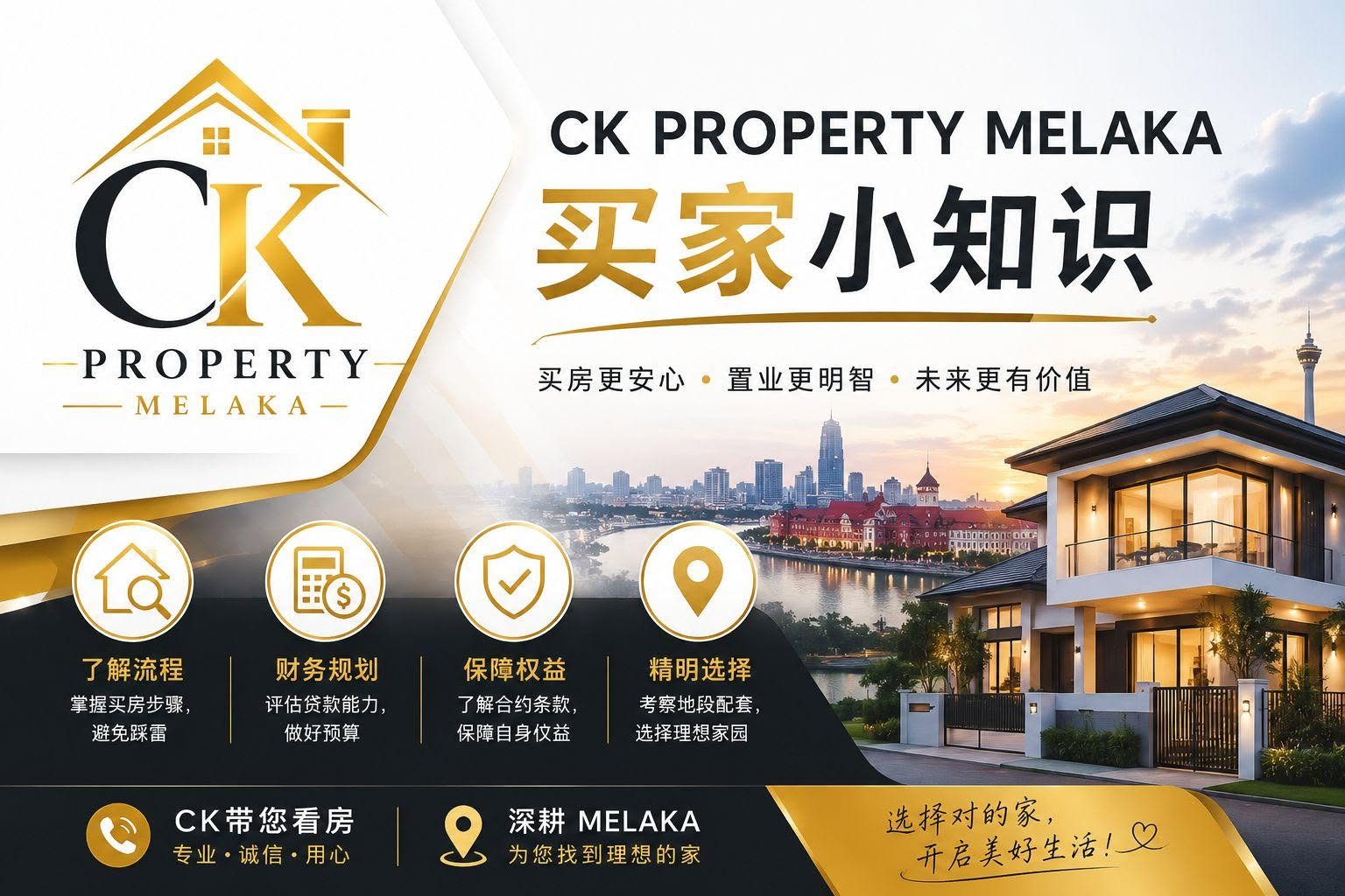CK Property Melaka premium property advisory banner