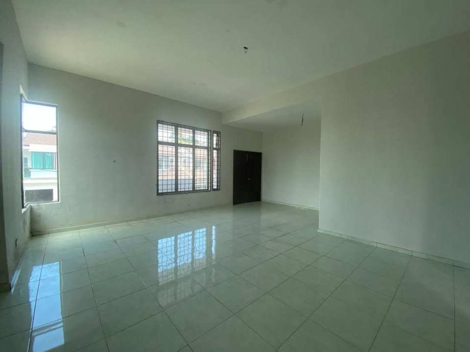 Bright downstairs living area at Desa Cheng Perdana corner lot