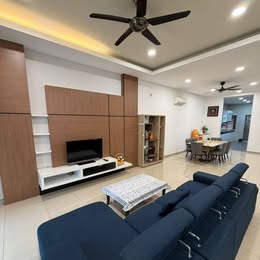 Renovated living room at Gangsa Impian Infiniti