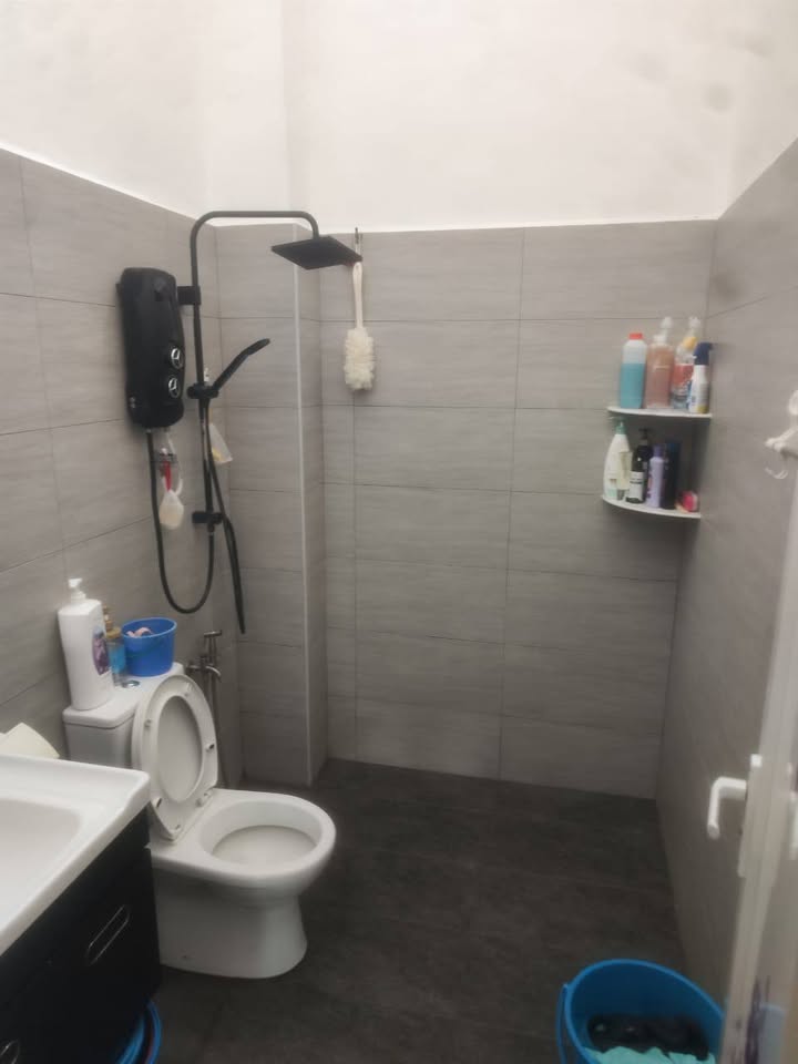 Bathroom with rain shower