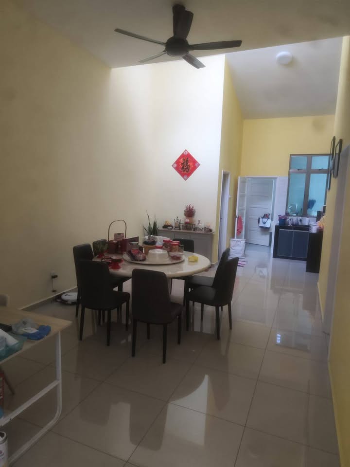 Dining area and interior hall