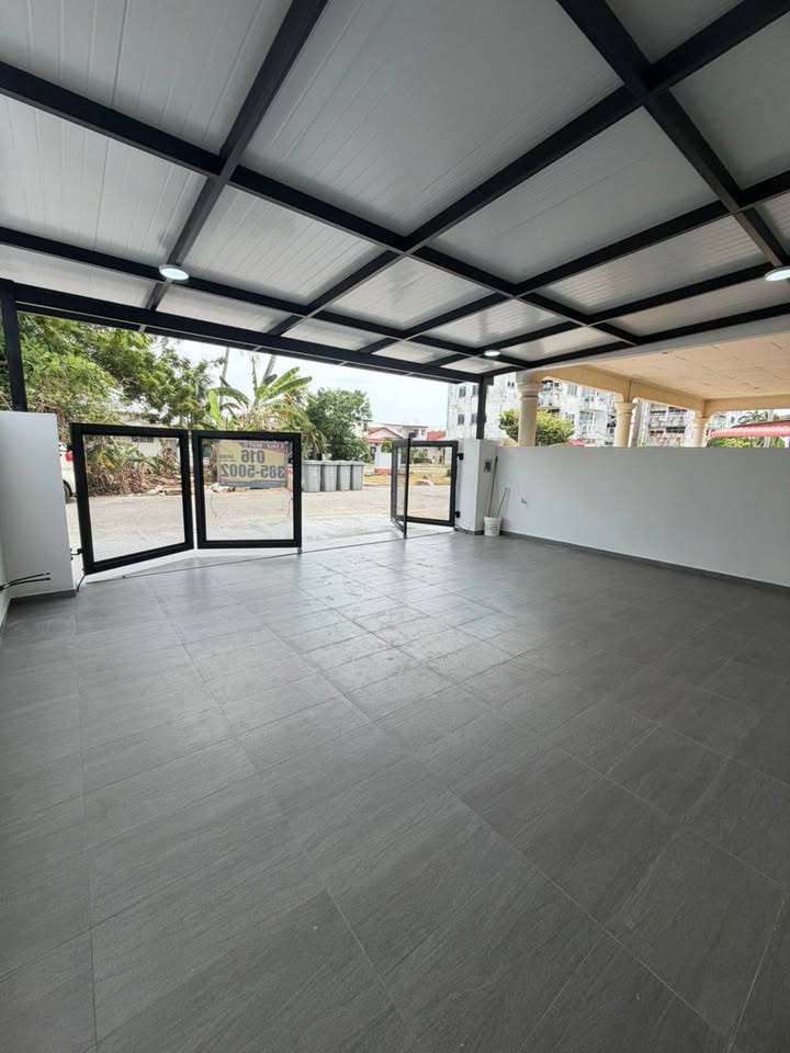 Renovated single-storey terrace house at Ujong Pasir